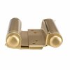 Trans Atlantic Co. 4 in. Double Acting Spring Hinge in Bright Brass (Set of 2) DH-TAN5004-US3